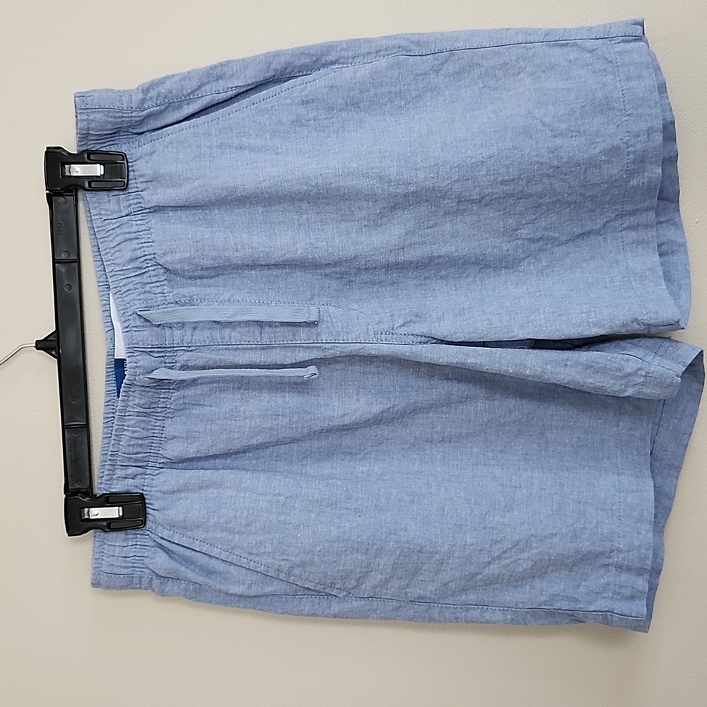 Old Navy  Light Blue Linen Blend Drawstring Shorts, S